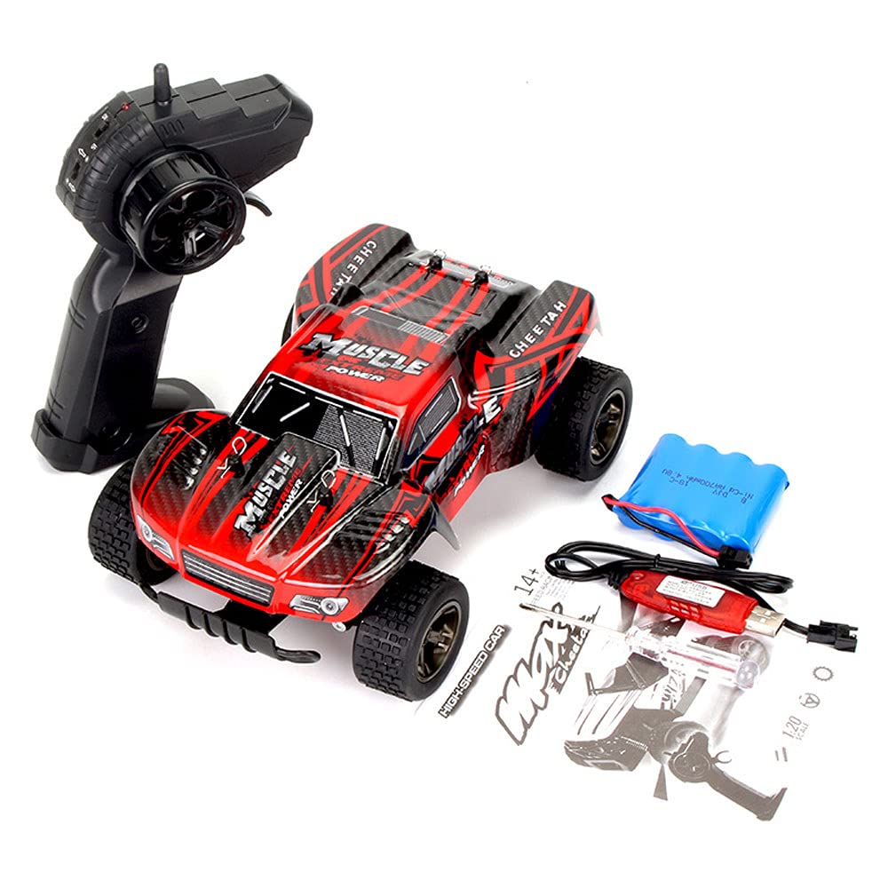 2.4G Remote Control High-Speed Drift Off-Road Climbing Car - Short Truck Toy for Kids, Perfect for Outdoor Play and Birthday Gifts
