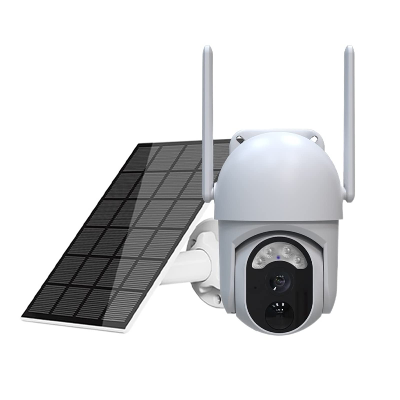 SilteD 3MP Solar Security Camera Outdoor - Wireless PTZ WiFi IP Camera with 3.5W Solar Panel & 7800mAh Battery, Waterproof Color Night Vision - Perfect for Home Surveillance, Yard Monitoring, and Property Protection