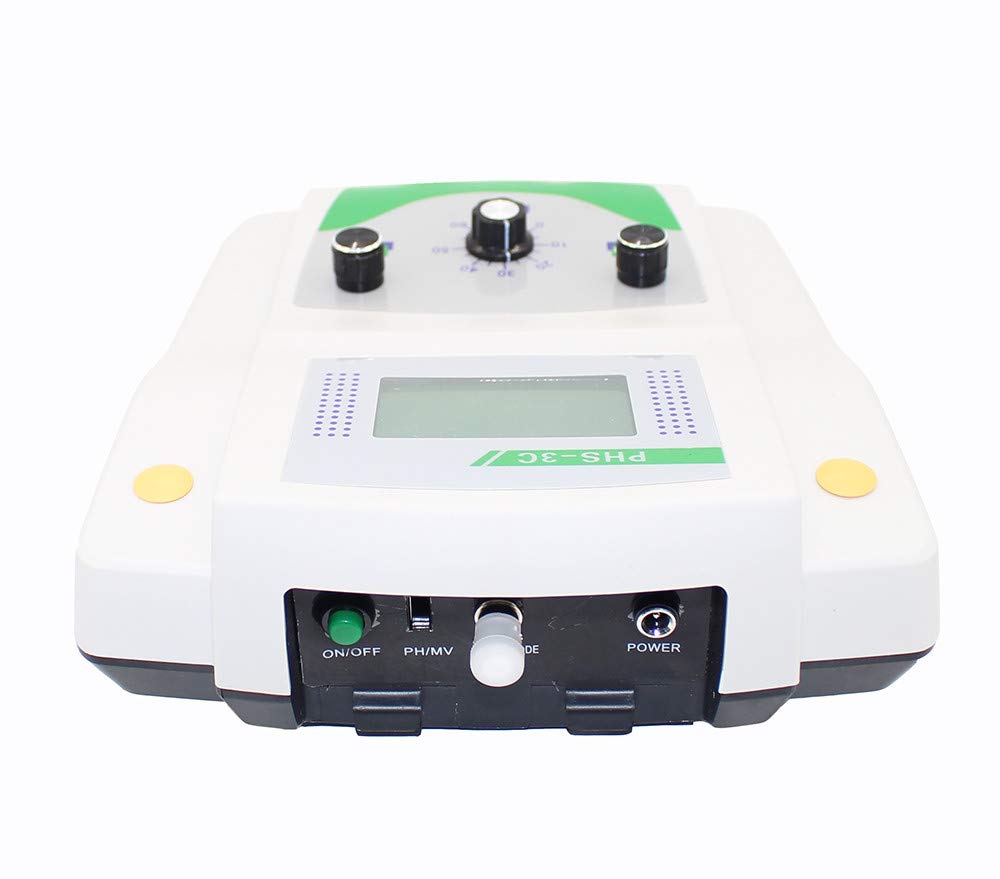 **PHS-3C Digital pH Meter - Accurate Benchtop pH & mV Tester with Automatic Temperature Compensation for Lab, Aquarium, Brewing & Water Testing**