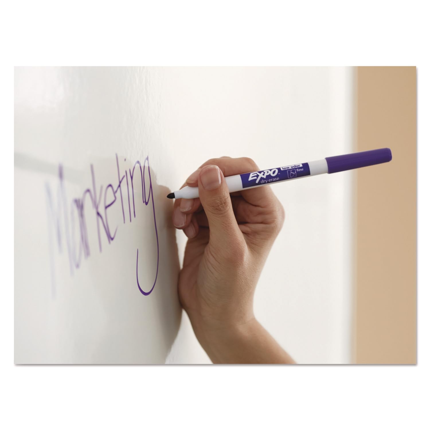 EXPO Fine Tip Dry Erase Markers - 36 Pack Black Low Odor Whiteboard Markers for Teachers, Students & Professionals - Perfect for Classroom, Office, Home & Boardroom Presentations