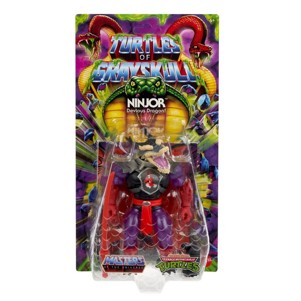 Ninjor Masters of the Universe Origins Turtles of Grayskull Wave 6 Action Figure - Collectible Toy for Fans, Perfect for Display & Play - Great Gift for He-Man and TMNT Collectors