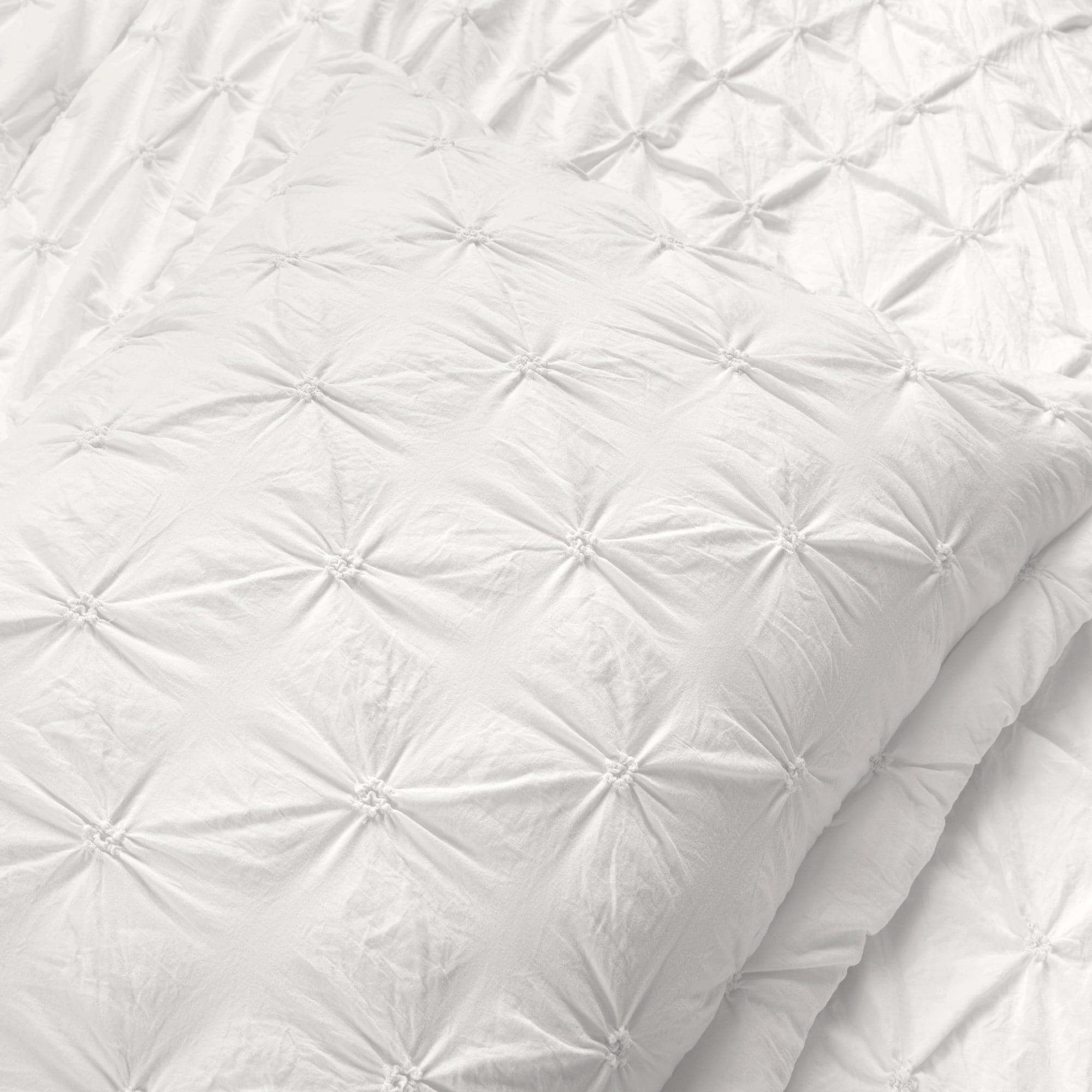 Ravello Pintuck 3-Piece Duvet Cover Set - Soft Luxury Bedding for Master & Guest Bedrooms - Perfect for Modern & Traditional Home Decor