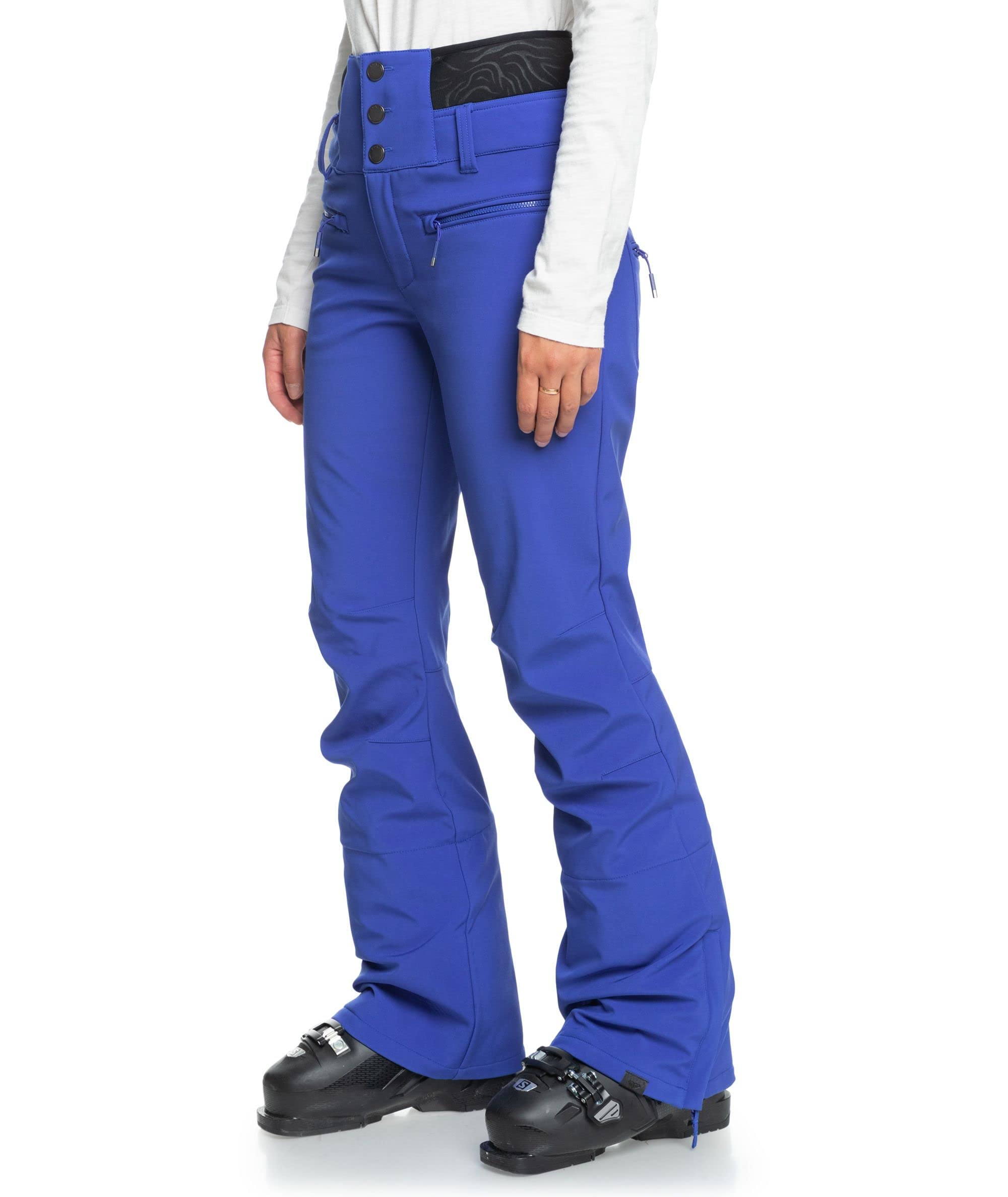 Roxy Women's Rising High Snow Pants - Waterproof Insulated Ski Pants for Winter Sports & Outdoor Activities