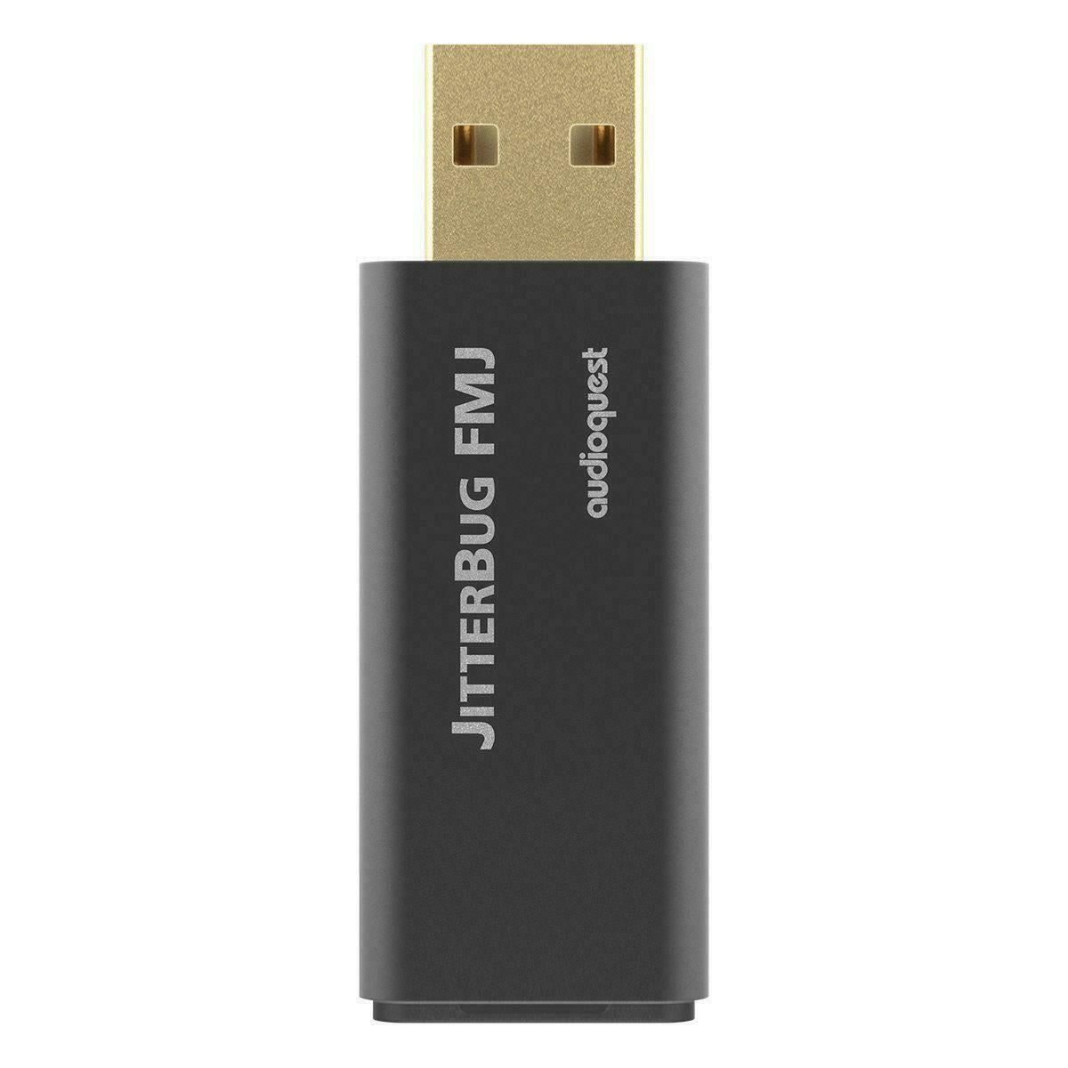 AudioQuest JitterBug FMJ USB Data & Power Noise Filter - Reduce Digital Noise for Hi-Fi Audio Systems, USB DACs & Streaming Devices - Perfect for Home Studios, Audiophile Setups & Professional Recording