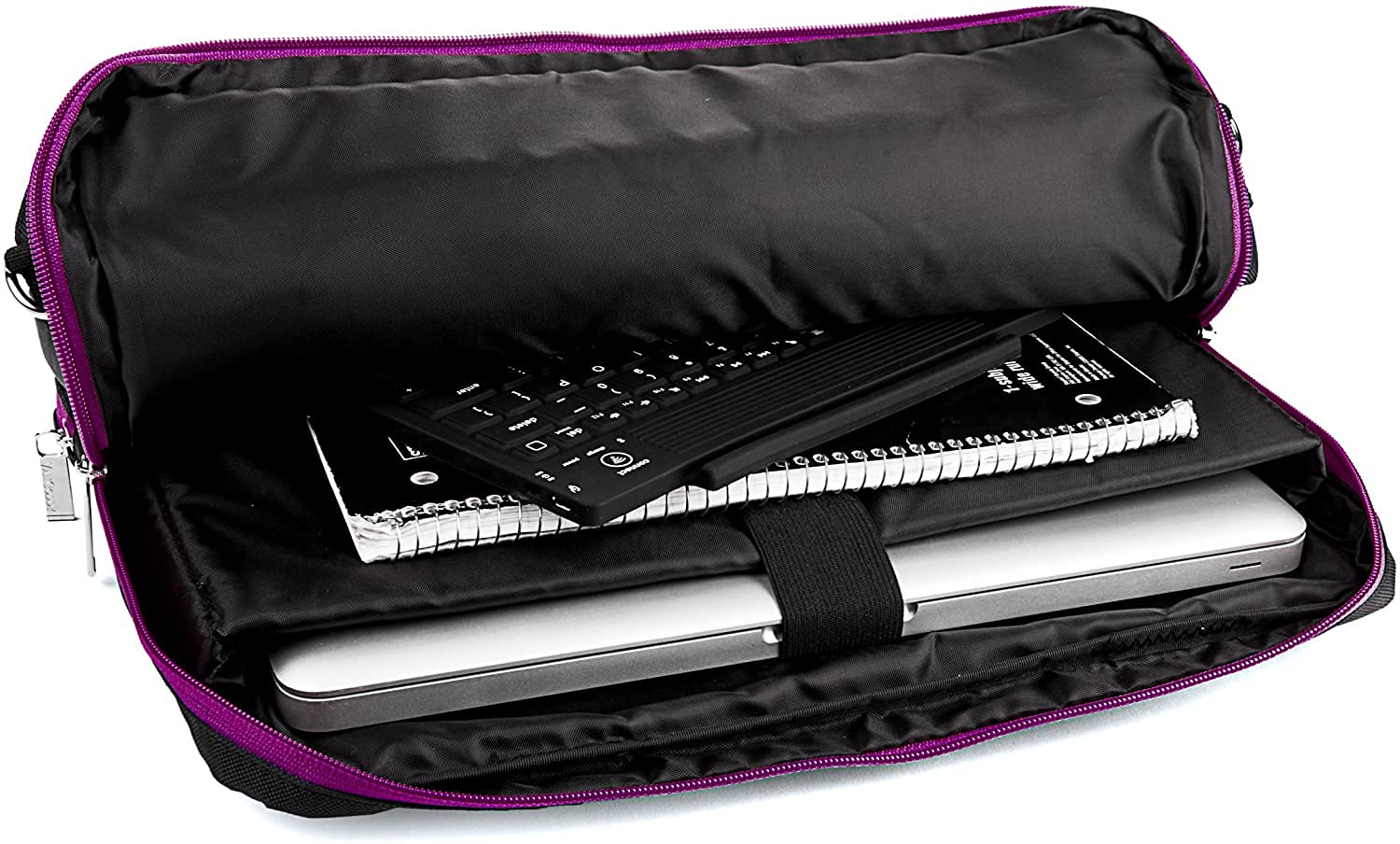 Leather College Briefcase Messenger Bag for Dell Inspiron 11, iPad Air, MacBook - Stylish Laptop Bag for Work, School & Business Travel