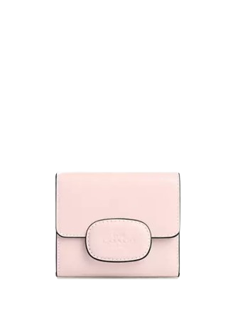 Coach Eliza Small Leather Wallet with Covered Closure - Perfect for Everyday Use, Travel & Gifting