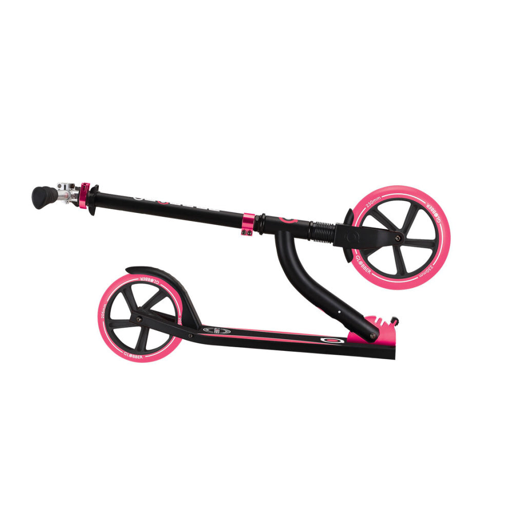 Globber NL 230 205 Duo Adult Scooter - 2 Wheel Folding Kick Scooter for Commuting & Urban Travel - Perfect for Adults & Teens