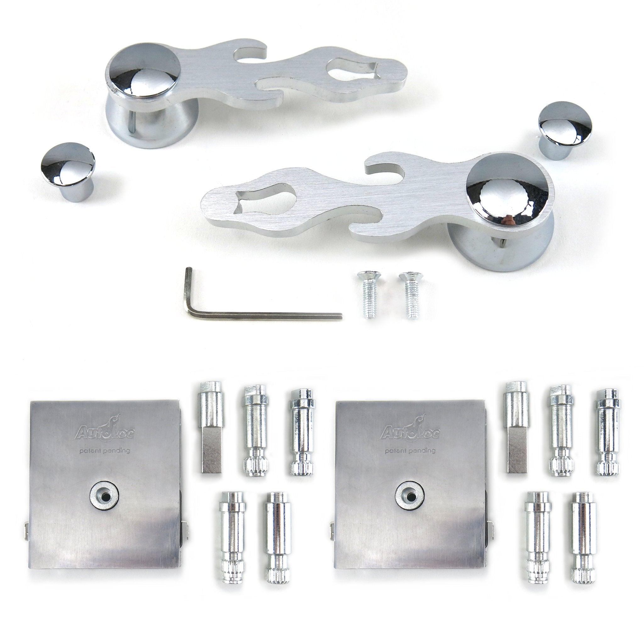 1903-1904 Buick Model B 12V Power Window Switch Kit with Billet Crank & Flame Lever Handles - Classic Car Window Upgrade for Vintage Auto Restoration Projects