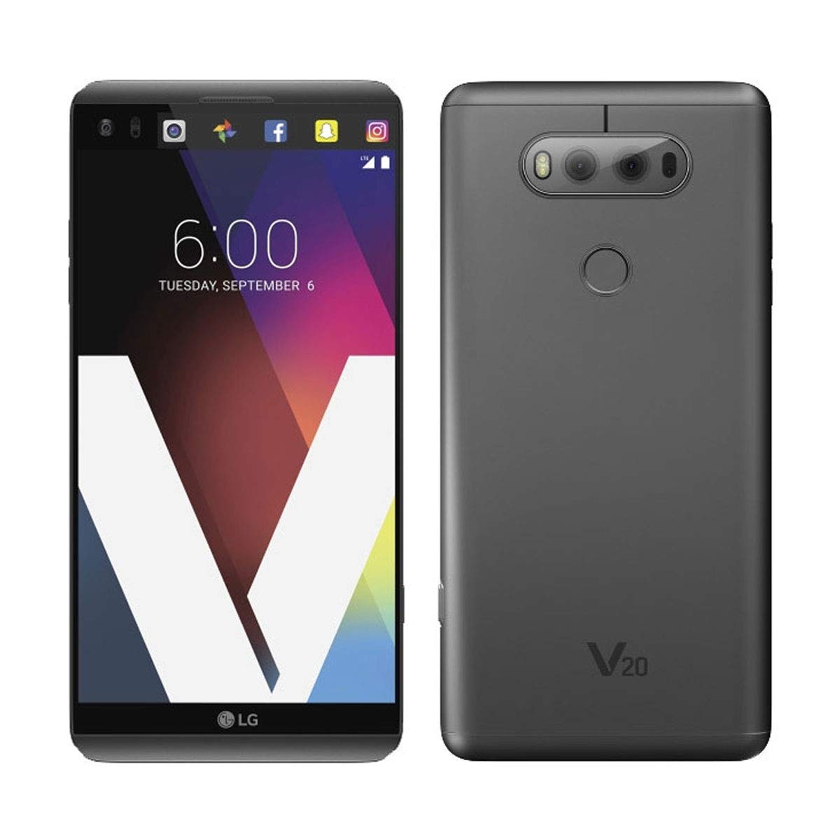 LG V20 64GB Unlocked Smartphone - Titan Gray (CDMA/GSM Compatible) - Perfect for Streaming, Gaming & Productivity on the Go