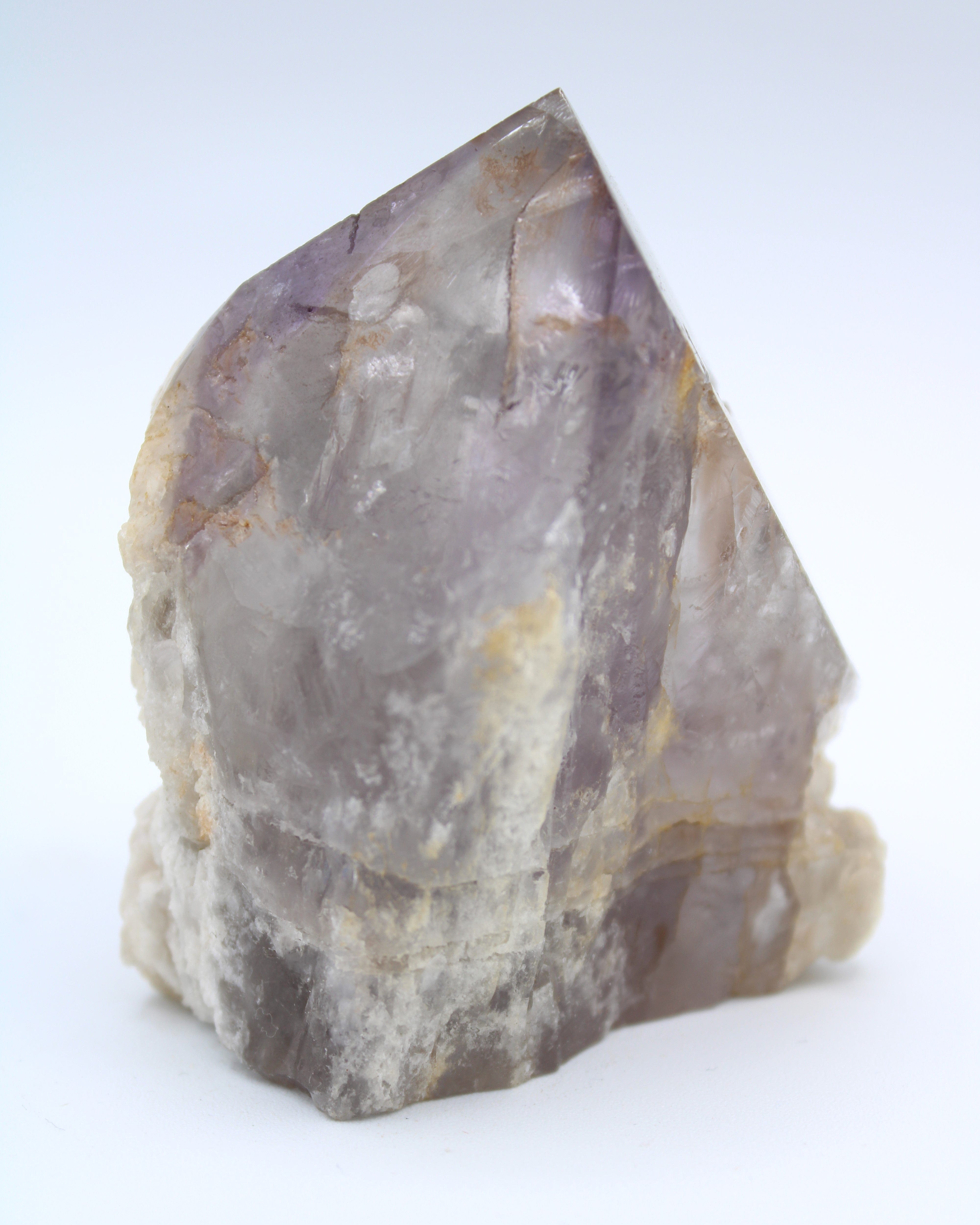 Natural Bahai Amethyst Point Crystal - Rare Closed Mine Specimen | Healing Stone for Meditation, Home Decor & Spiritual Gifts