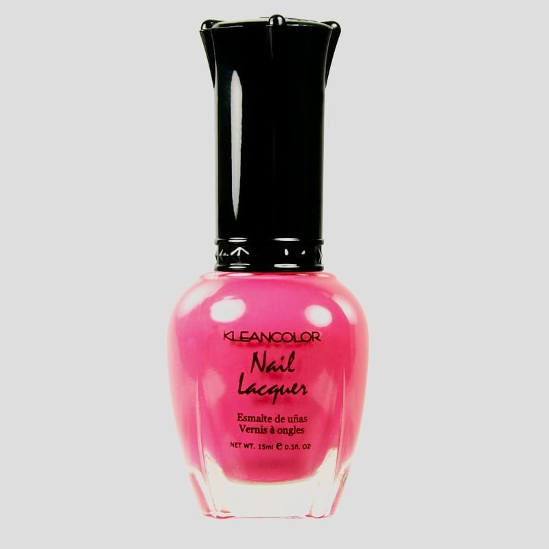 Kleancolor NEON COLORS 12-Piece Full Collection Nail Polish Set - Vibrant Long-Lasting Lacquer for Summer Nails, Parties & Neon Makeup Looks