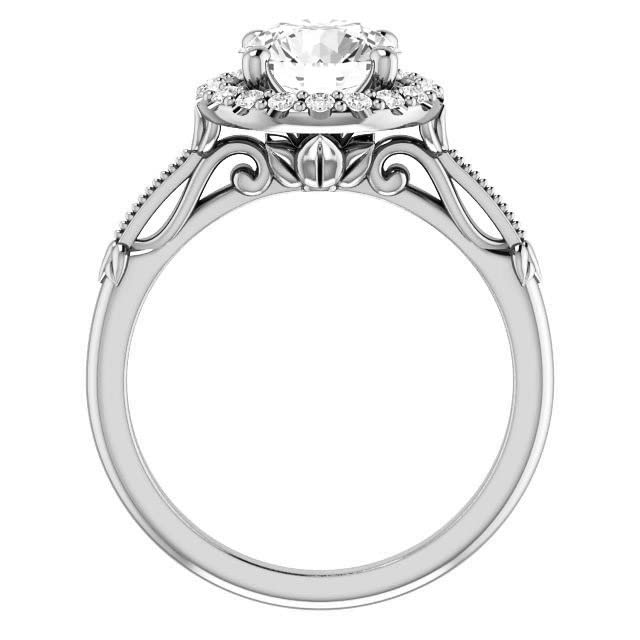 2 CT Round Moissanite Engagement Ring Set - VVS1 Colorless Wedding/Bridal Ring Set in Sterling Silver, Promise & Eternity Rings for Women - Perfect for Proposals, Anniversaries & Birthday Gifts