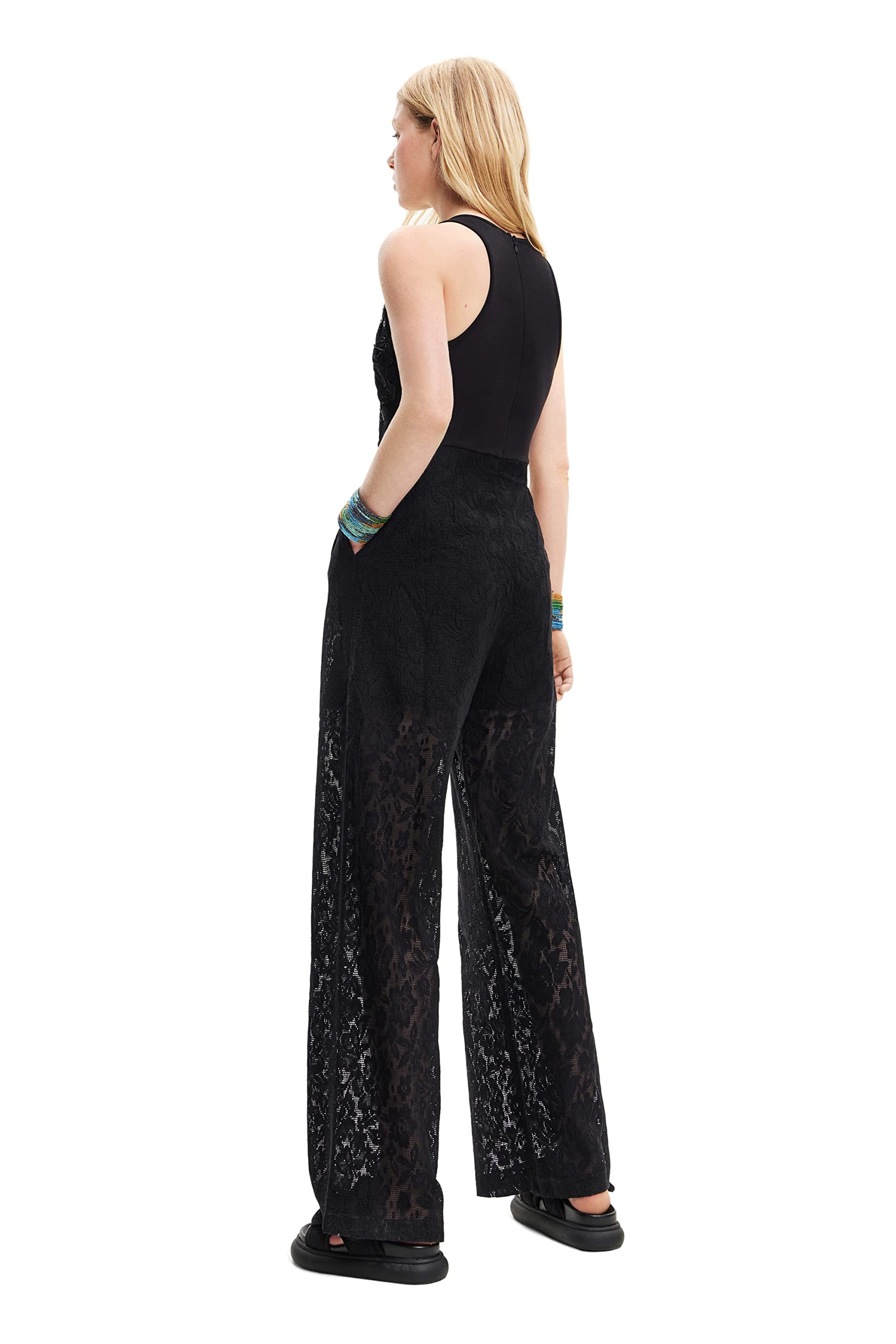 Desigual Women's Knit Overalls - Stylish & Comfortable Jumpsuit for Casual Wear, Work & Travel