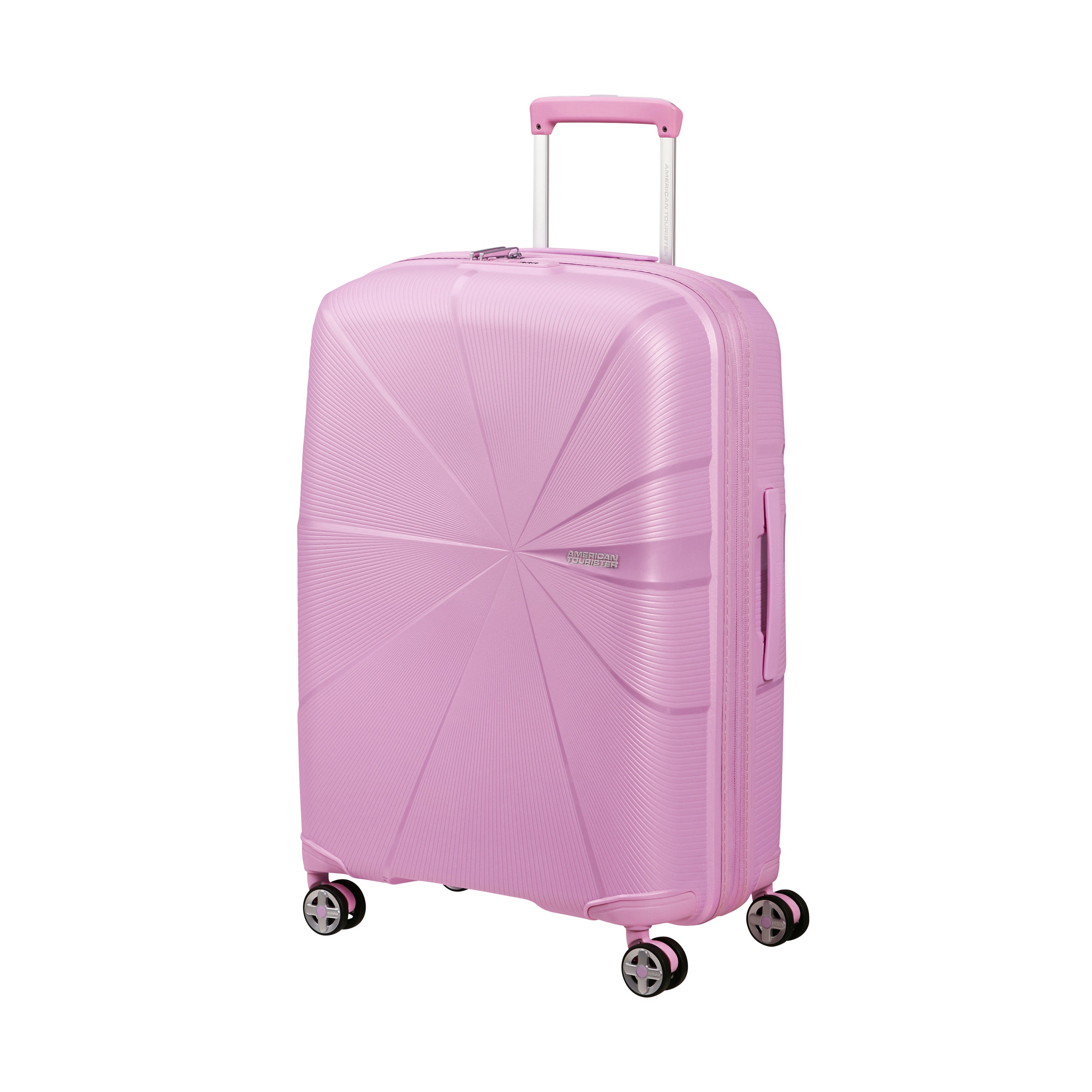 American Tourister StarVibe 3-Piece Expandable Spinner Luggage Set - Lightweight Suitcase for Travel, Business Trips & Family Vacations | Durable Hardshell Luggage with 360° Wheels