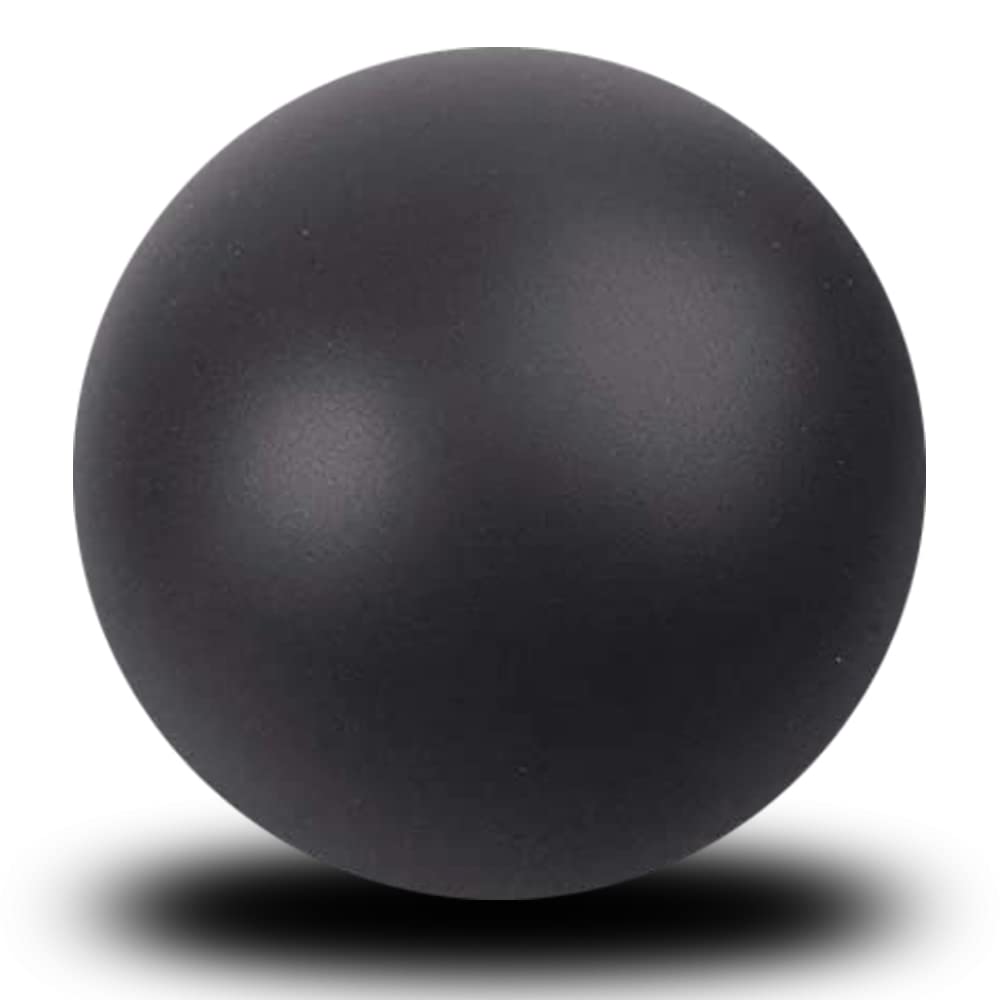AD&AD Rubber Shot Put 1kg (Black) - Durable Training Shot Put for Track & Field Athletes | Perfect for High School, College & Professional Practice