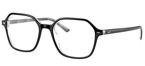 Black on Chevron Grey/Burgundy/Demo Lens