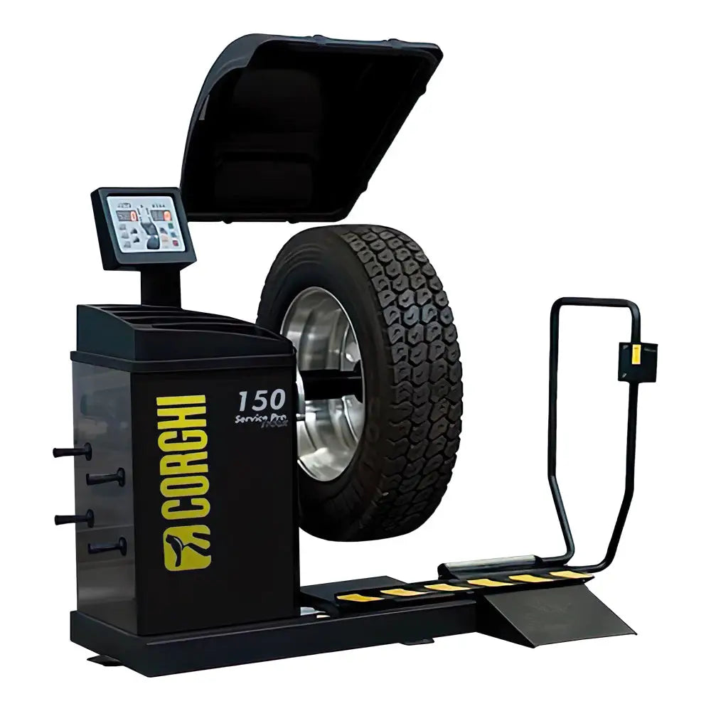 Corghi HD Service Pro Truck 150 Wheel Balancer - Heavy Duty Truck Wheel Alignment Machine (Model: 0 21900025/39) - Perfect for Commercial Truck Repair Shops & Fleet Maintenance