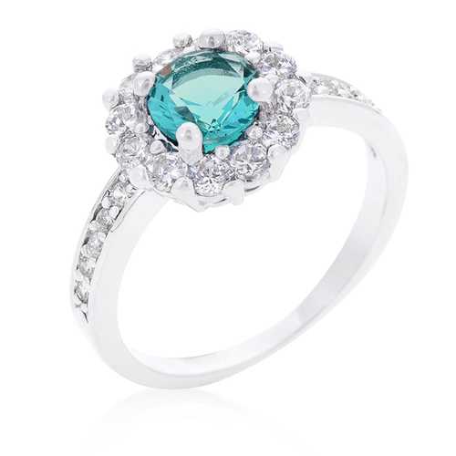 Bella Blue Birthstone Engagement Ring - Elegant & Timeless Jewelry for Proposals, Anniversaries & Special Occasions