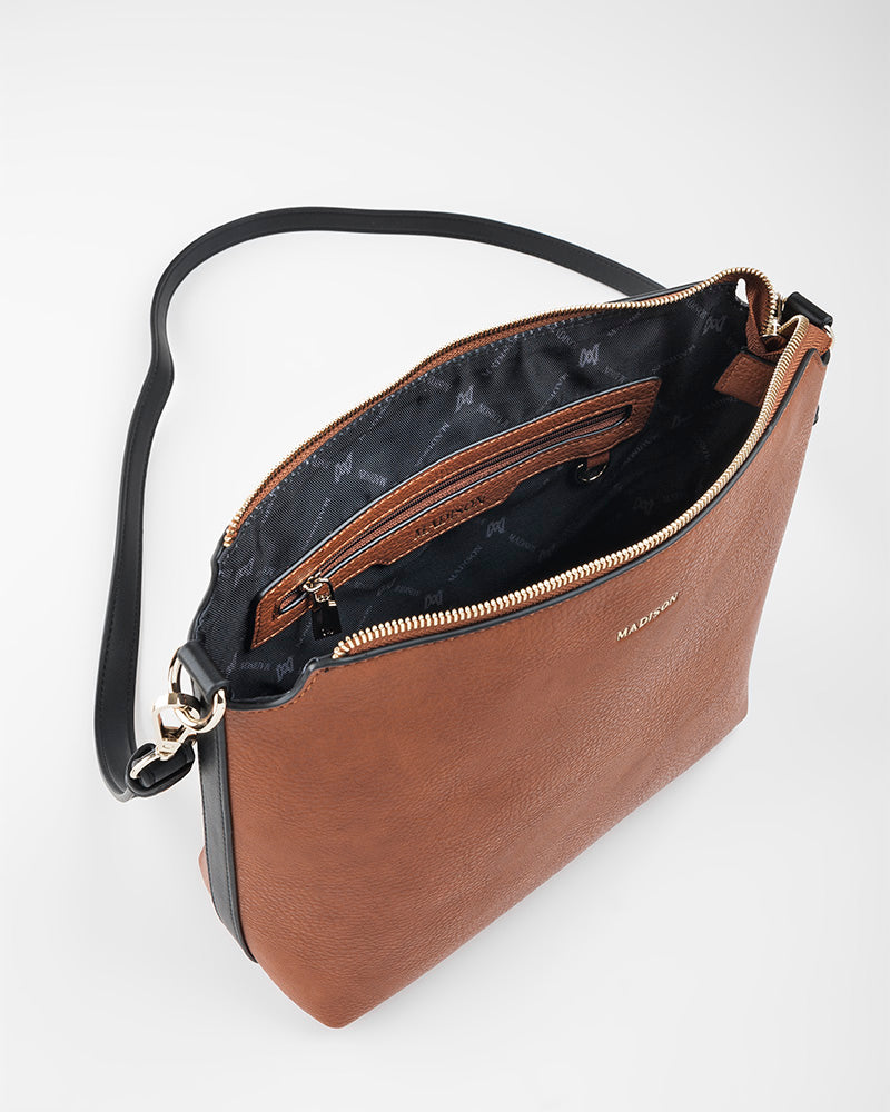 4 in 1 Reversible Tote Bag, Crossbody Purse & Zippered Wallet - Stylish Convertible Handbag for Women, Work, Travel & Everyday Use
