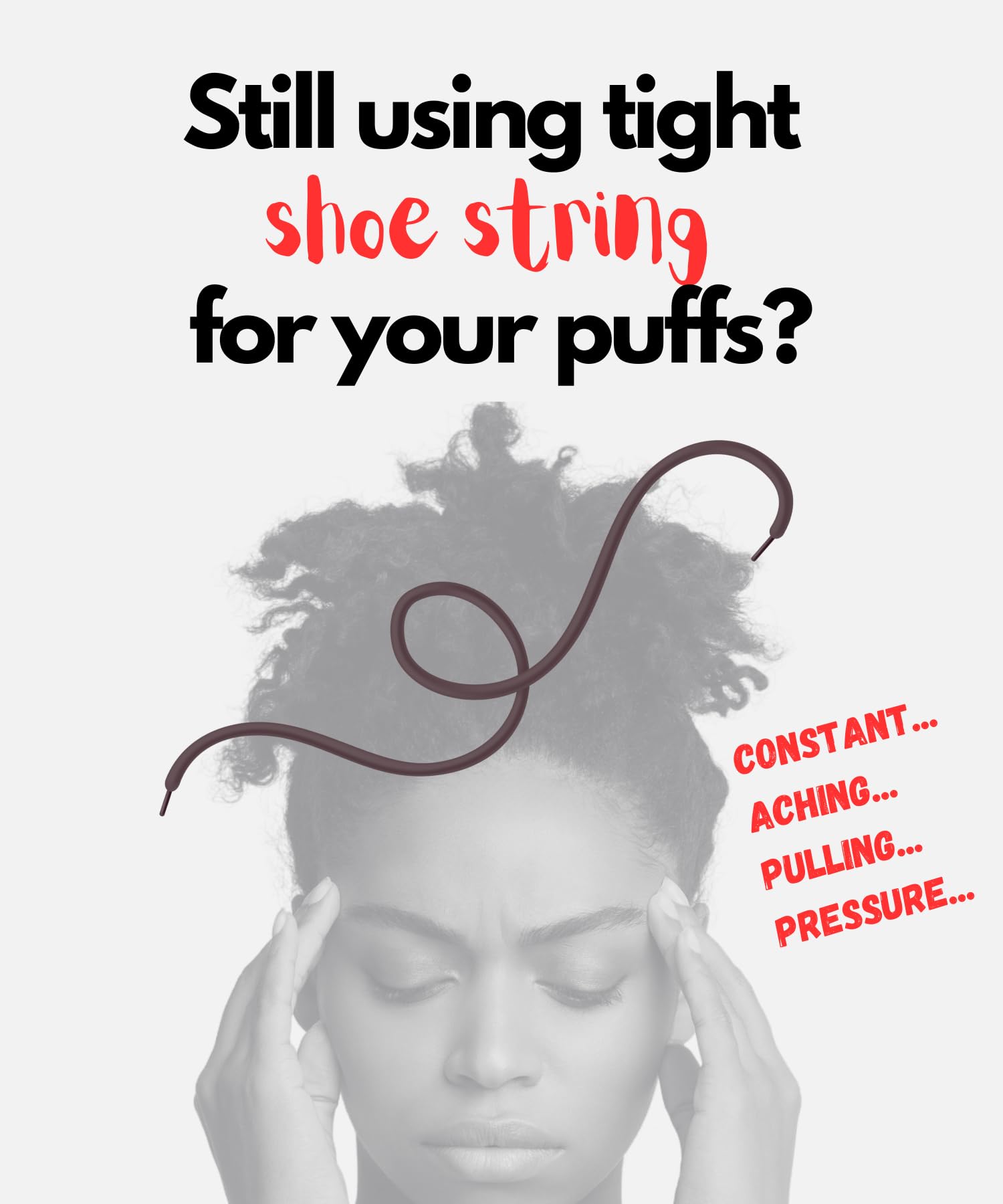 Bunzee Bands - Adjustable Hair Ties for Thick & Curly Hair - Perfect for Ponytails, Buns, Puffs & Updos - 2 Pack Brown - Ideal for Workouts, Yoga & Everyday Styling