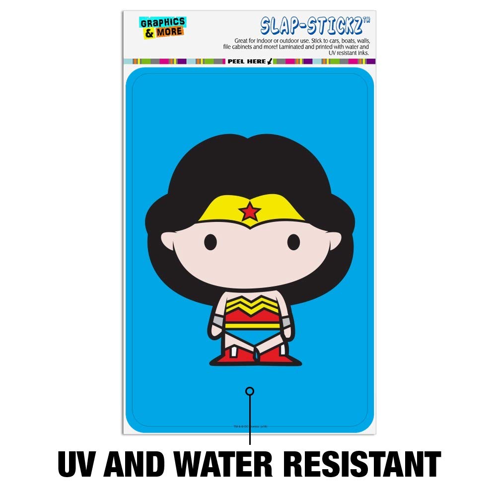 Wonder Woman Chibi Character Sign - Cute Superhero Home & Office Decor for Comic Fans - Perfect for Bedroom, Living Room, or Workspace