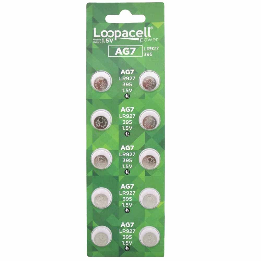(20 Pack) AG7 Button Cell Batteries - 1.5V Alkaline Coin Battery for Watches, Calculators, Toys & Small Electronics - Long Lasting Power Supply