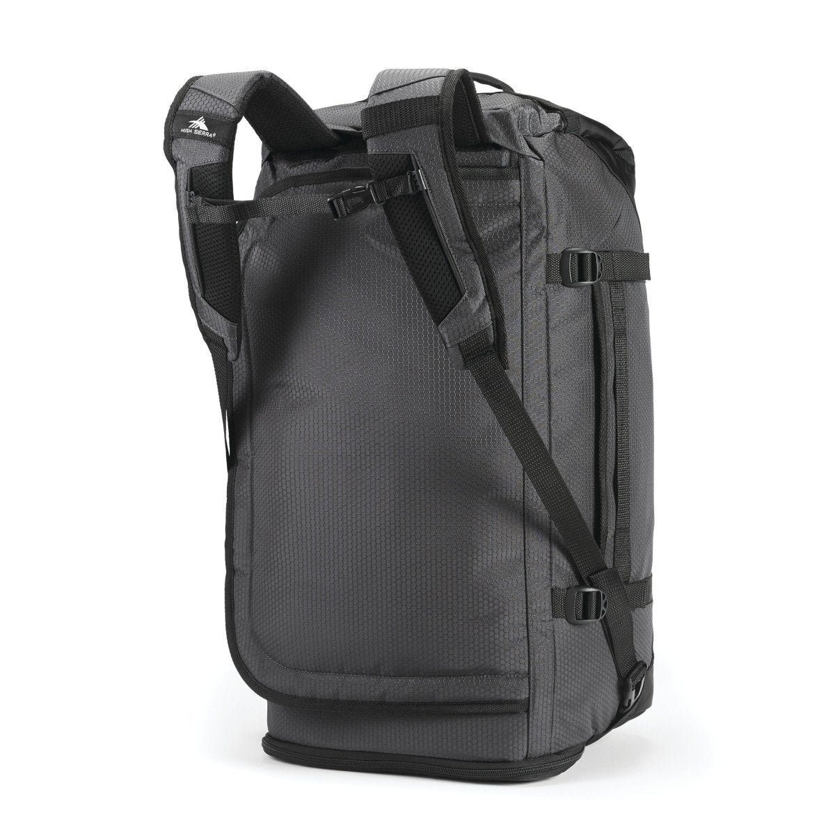 High Sierra Fairlead Collection Convertible Duffle Bag - Lightweight Travel Duffel with Shoulder Straps for Gym, Work & Weekend Trips | Durable Carry-On Luggage for Men & Women