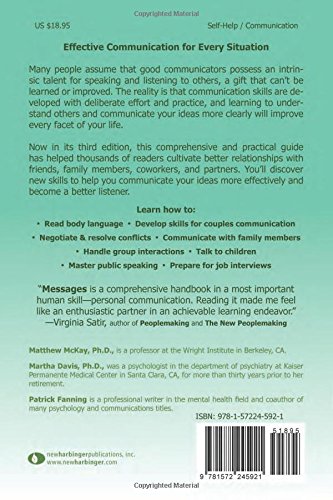 Messages: The Communication Skills Book - Improve Relationships & Workplace Success | Effective Communication Guide for Professionals & Personal Growth