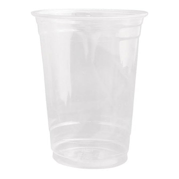 24oz Clear Plastic Pet Cups with Flat Lid & Straw - 100% Recyclable, BPA-Free - Bulk Pack of 1000 - Perfect for Smoothies, Iced Coffee, Bubble Tea, and Cold Beverages - Ideal for Restaurants, Cafes, and Takeout Services
