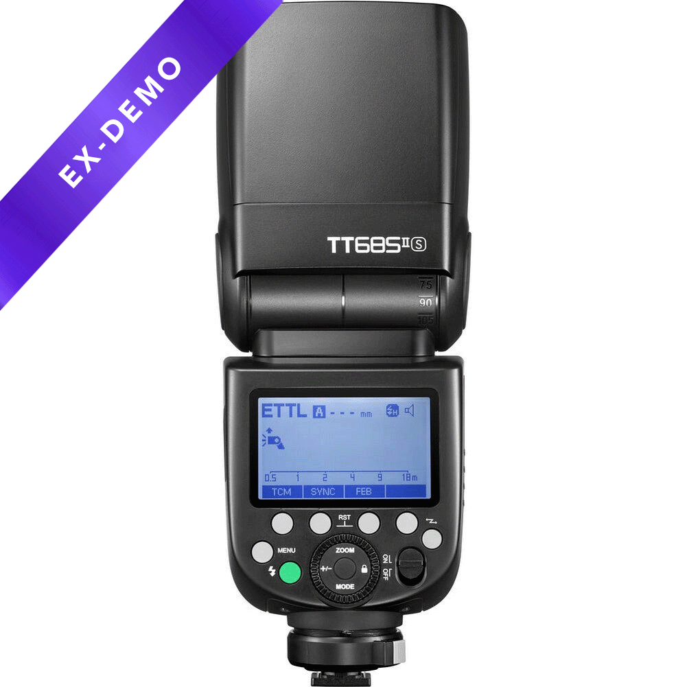 Godox TT685S II 2.4GHz ADI/P TTL Flash Speedlite for Sony Mirrorless & DSLR Cameras - Perfect for Portrait, Wedding & Event Photography (Demo Stock)
