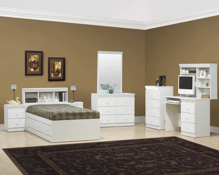 Canadian Made Storage Bedroom Set - Queen, King & Twin Sizes - Model #144 | Space-Saving Bedroom Furniture for Small Apartments & Modern Homes