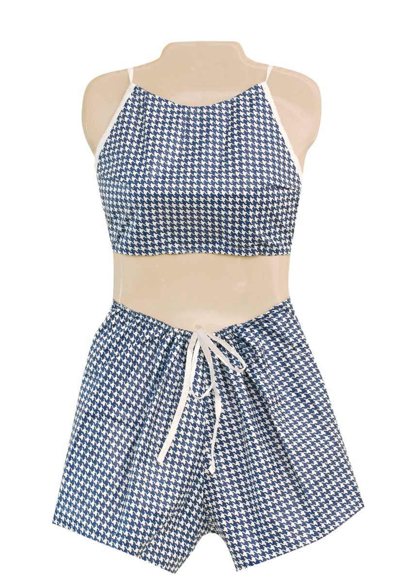 Disposable Patient Wear & Swimwear for Women - 12 Pack Bib Top & Shorts Set - Small Size - Ideal for Hospital, Spa & Beach Use