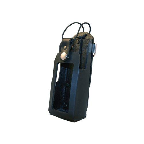 Boston Leather Fireman's Radio Holder 5480RCNW-1 - Durable Leather Radio Holster for Firefighters, EMS & First Responders - Perfect for Fire Stations, Emergency Calls & Rescue Operations
