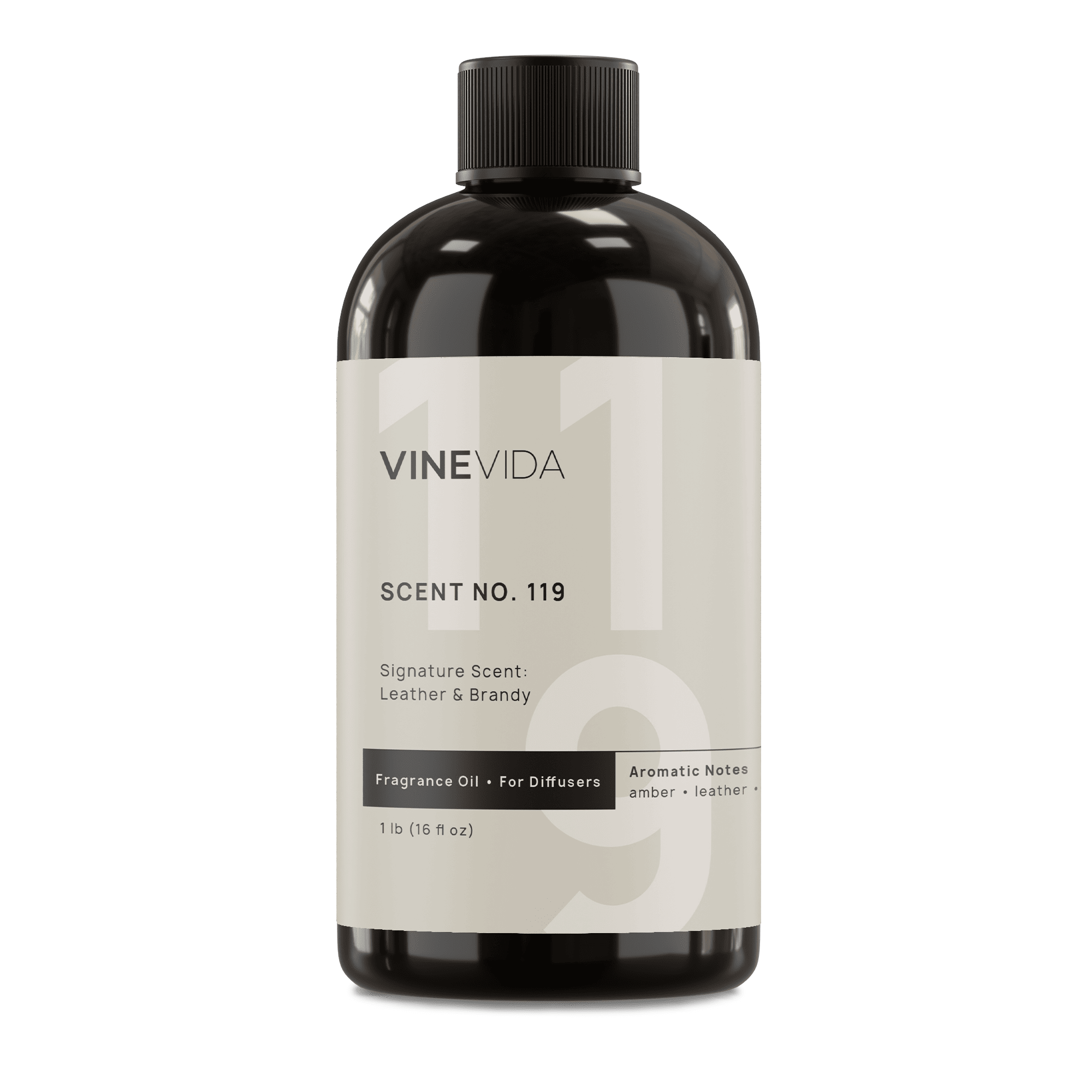 NO. 119 Fragrance Oil for Cold Air Diffusers - Leather & Brandy Scented Aromatherapy Oil | Perfect for Home, Office & Spa Relaxation