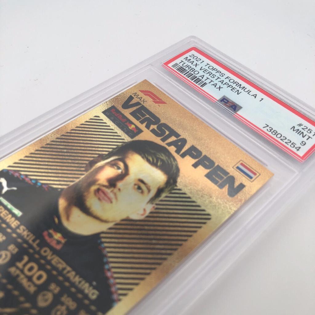 PSA 9 Graded MAX VERSTAPPEN #251 Racing Card - Perfect for Collectors, Sports Memorabilia Enthusiasts & F1 Fans Display