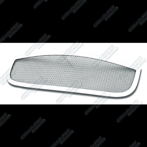 APS Compatible with Chevy HHR 2006-2011 Main Upper Stainless Steel Chrome Mesh Front Grill Grille Insert C75212T - Replacement for Damaged or Worn Grilles, Enhances Vehicle Appearance & Style
