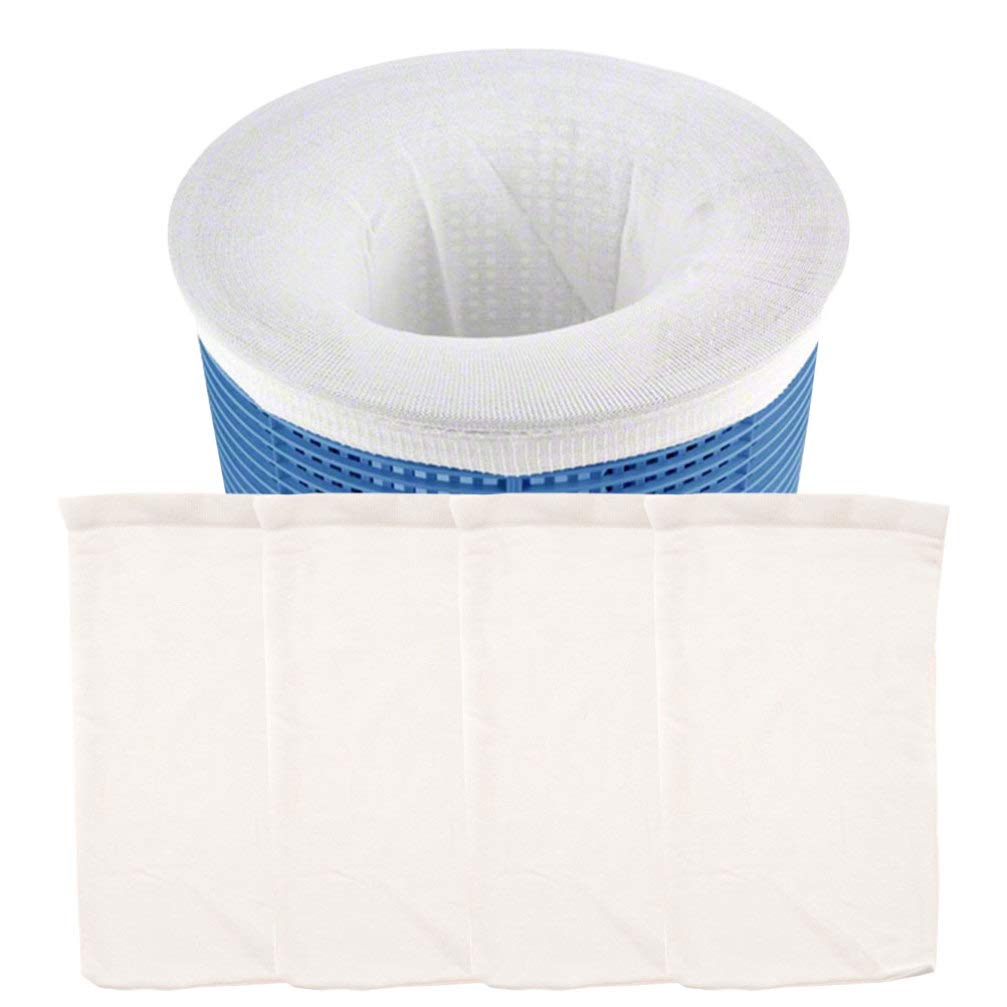 YARNOW Pool Skimmer Socks - 5 Pack Premium Pool Filter Socks with Basket | Fine Mesh Net for Inground & Above Ground Pools | Reduces Debris & Protects Pump (Great for Summer Pool Maintenance & Cleaning)