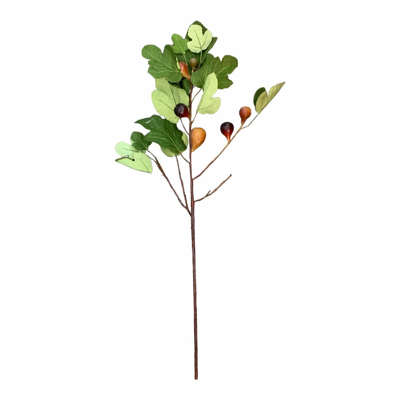 Artificial Fig Tree Branches - Realistic Faux Fiddle Leaf Fig Leaves for Home Decor - Perfect for Vase Arrangements, Wedding Centerpieces, and Office Decor