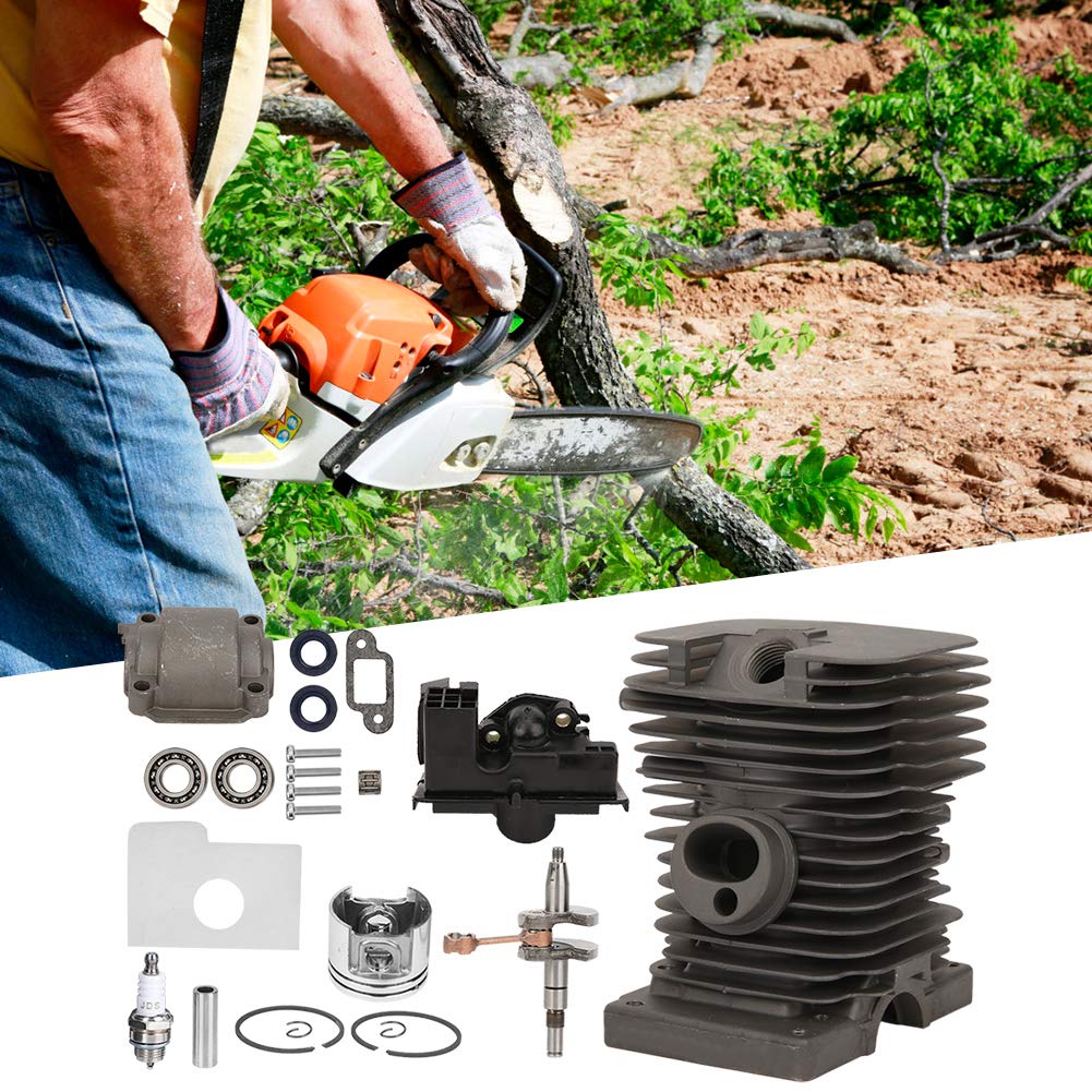 High-Quality Cylinder Kit for Chainsaw - Durable Chain Saw Accessory for Agriculture & Gardening | Perfect for Tree Cutting, Woodworking & Landscaping