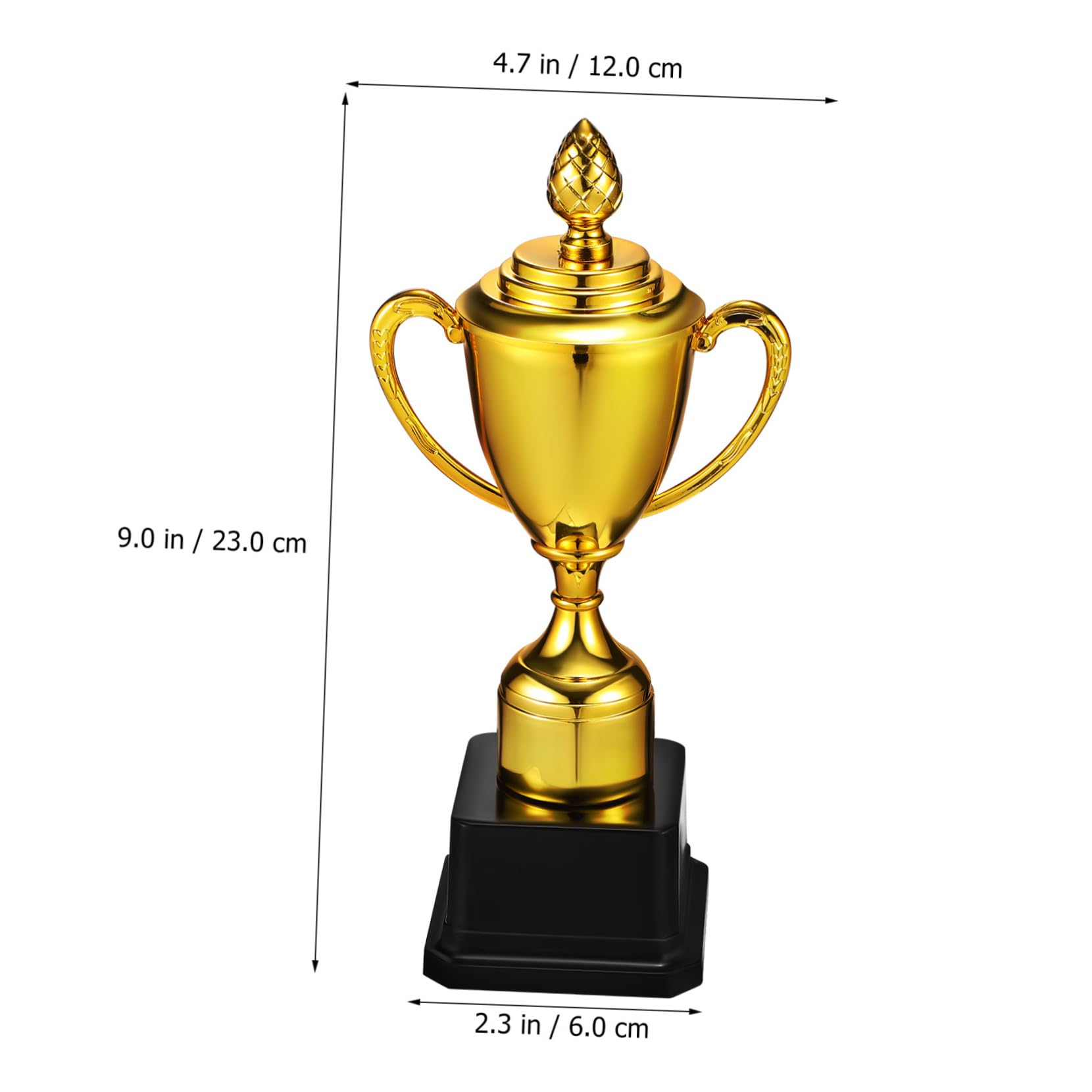 SUPVOX Plastic Award Trophy - Gold Prize Cup Toy for Kids, Sports, School Rewards & Party Games - Perfect for Competitions, Achievements & Fun Events