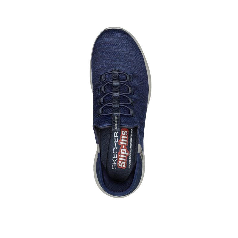 SLIP INS: ULTRA FLEX 3.0 Comfortable Slip-On Shoes for Men & Women - Navy Blue (232452/NVY) - Perfect for Walking, Travel and Casual Wear