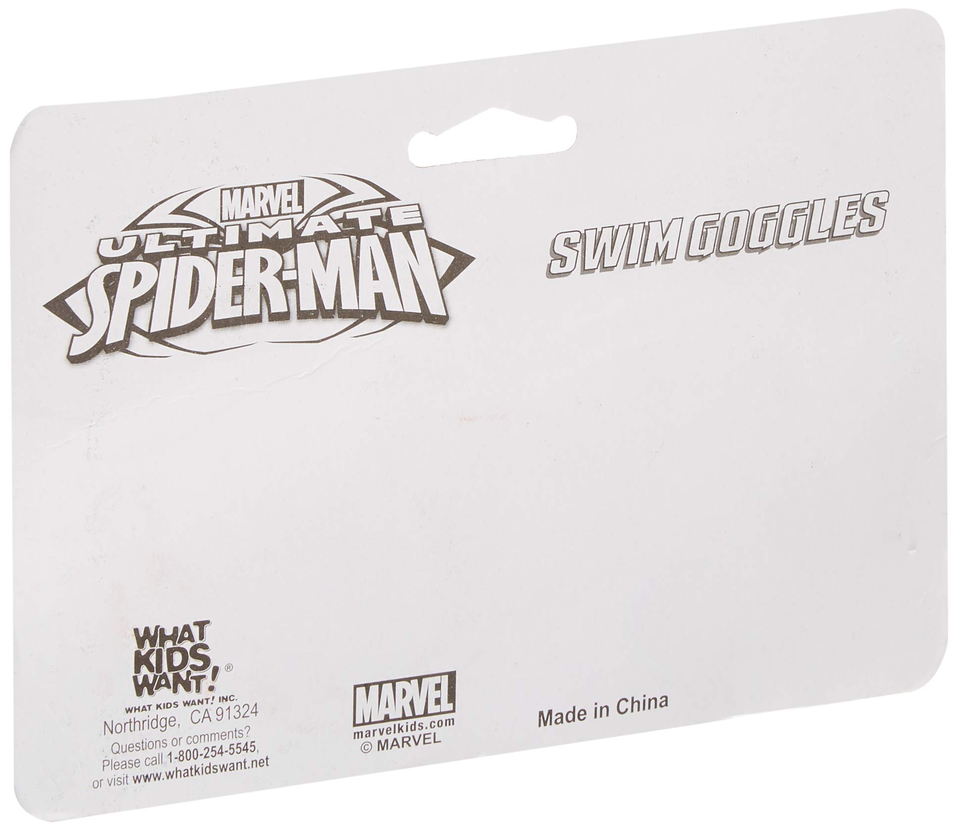 Marvel Ultimate Spider-Man Swim Goggles for Kids - Anti-Fog UV Protection Swimming Goggles for Pool, Beach & Water Sports | Boys & Girls Swim Accessories