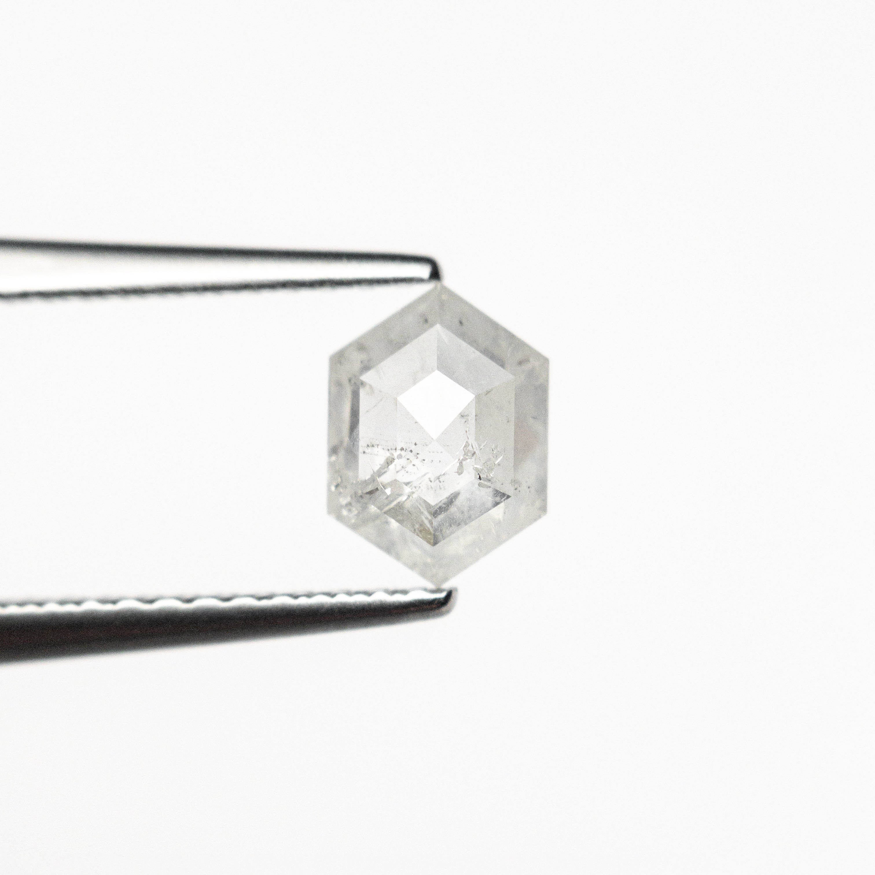 0.71ct Hexagon Rose Cut Diamond (6.73x4.89x2.61mm) - Premium Loose Gemstone for Jewelry Making, Engagement Rings & Unique Gifts