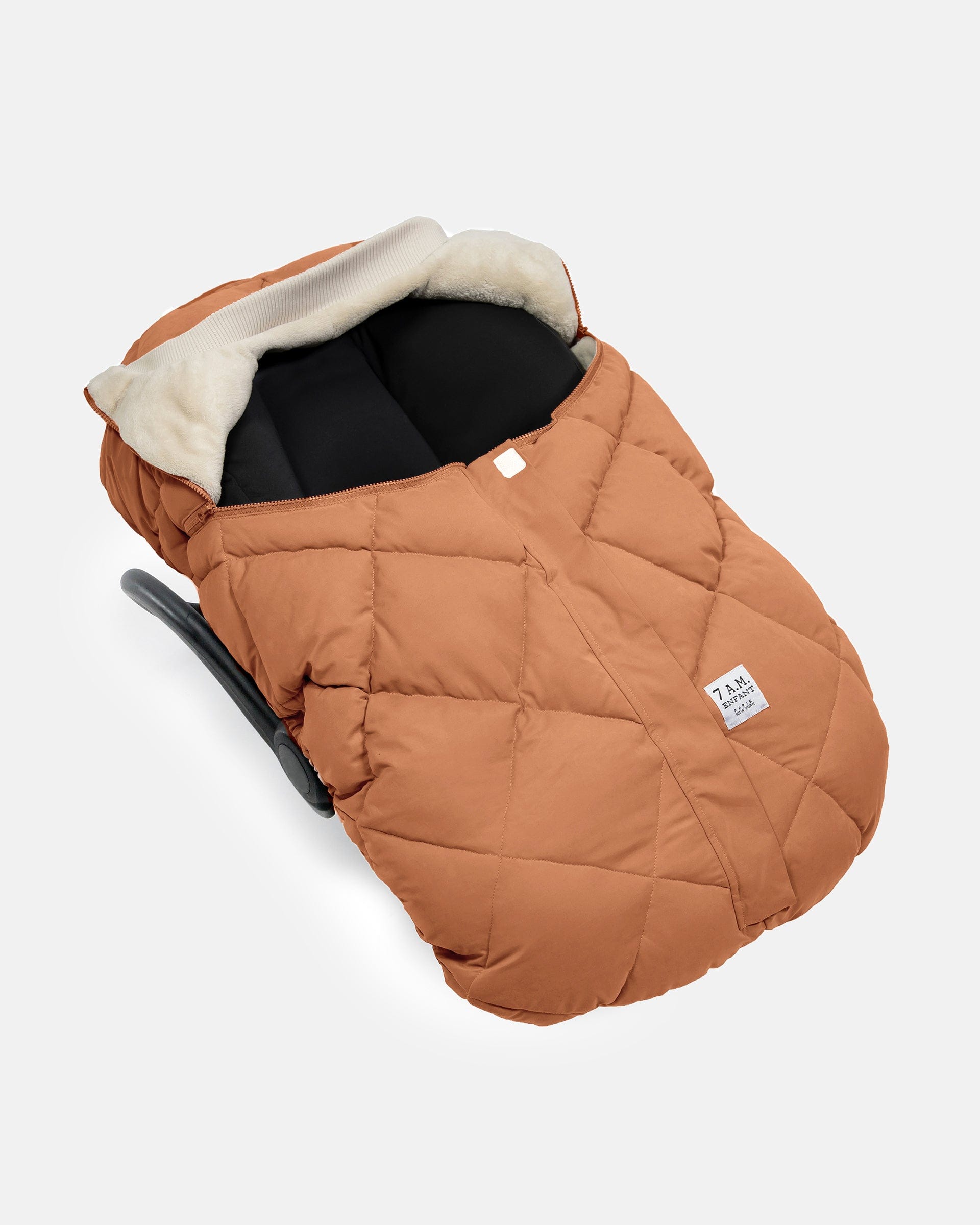 7AM Enfant Baby Car Seat Cocoon for Infants 0-12 Months - Soft & Warm Winter Car Seat Cover for Safe & Cozy Travel