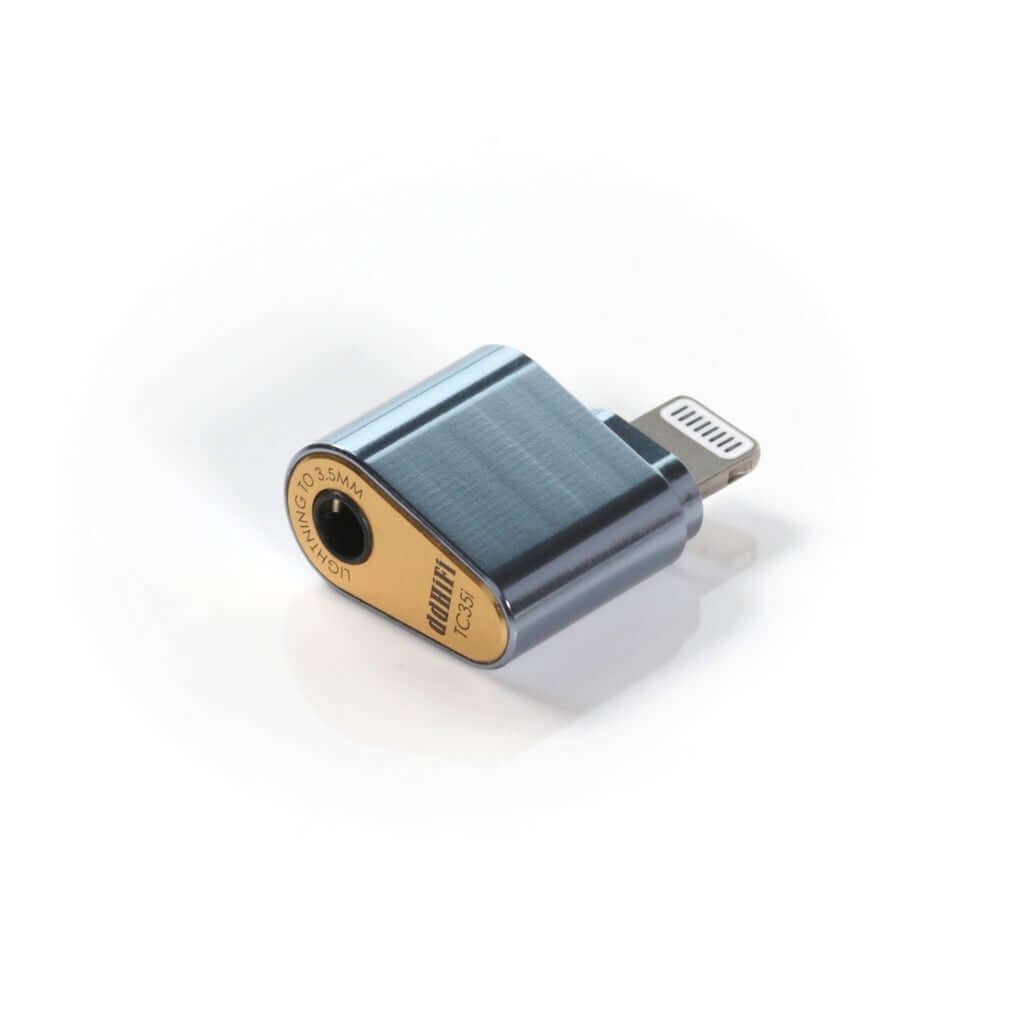 DD ddHiFi TC35i 2022 3.5mm Audio Adapter for iPhone iPad iPod - High-Quality Headphone Jack Converter for Music Listening & Gaming