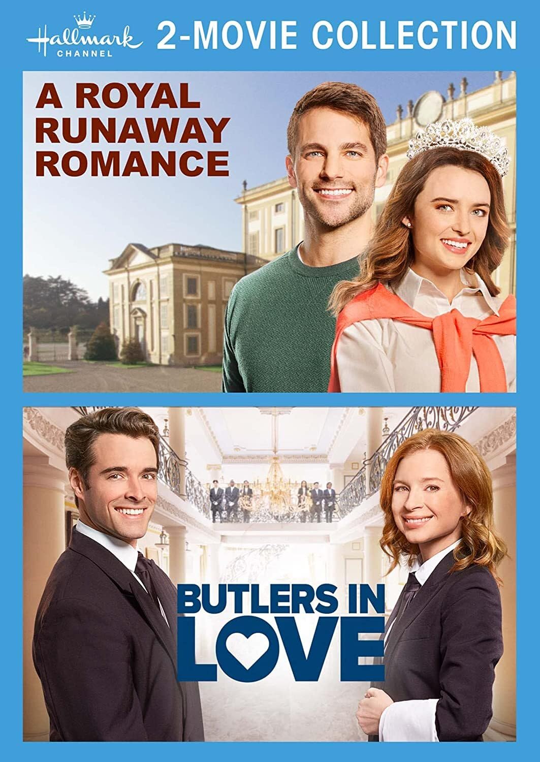 Hallmark 2-Movie DVD Collection: A Royal Runaway Romance & Butlers in Love - Romantic Comedy Films for Date Night & Family Movie Time
