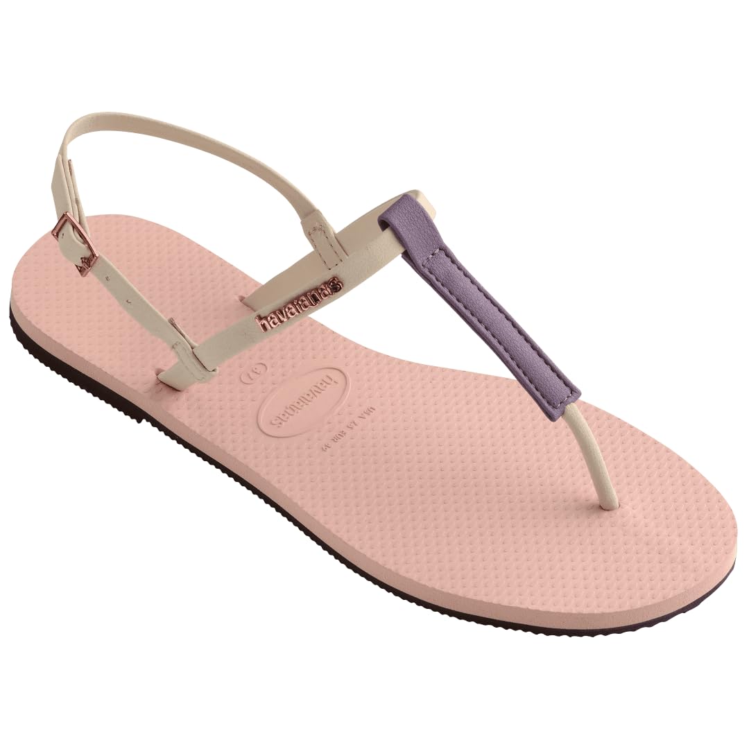 Havaianas Women's You Rio Flip Flop Sandals - Ballet Rose - Size 8 | Comfortable Summer Beach Shoes for Women | Perfect for Pool, Vacation & Casual Wear