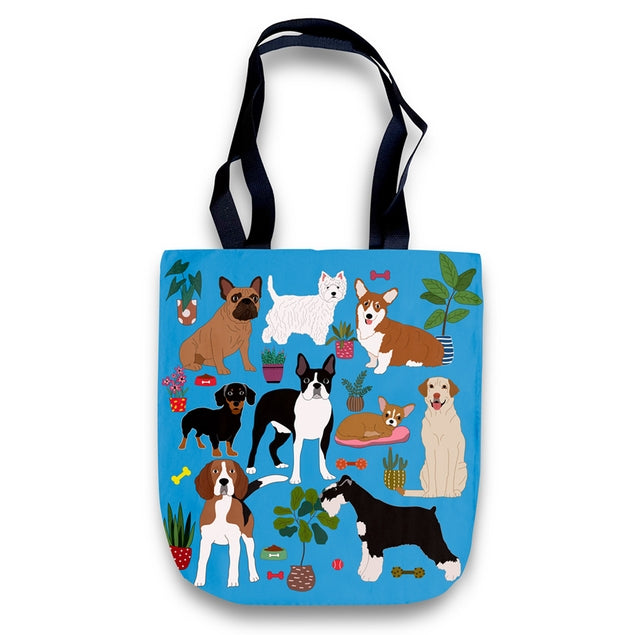 Stylish Puppy Dogs Tote Bag for Women - Cute Dog Lovers Shoulder Bag - Perfect for Shopping, Beach, Work & Daily Use