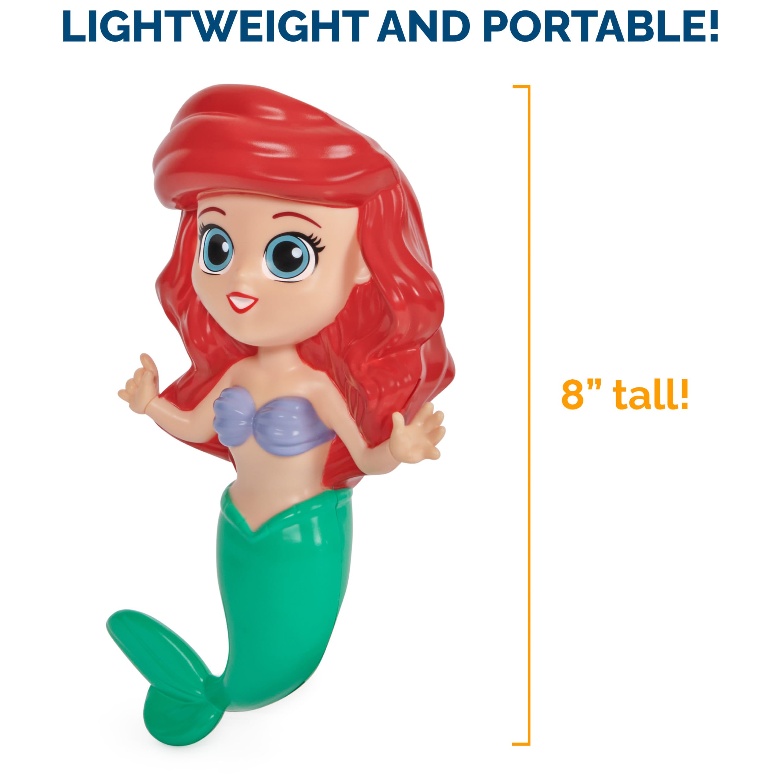 **Disney Princess Ariel Floatin' Figures - Kids Pool Toys & Swimming Pool Accessories for Ages 3+ | Little Mermaid Party Supplies & Water Toys for Summer Fun**