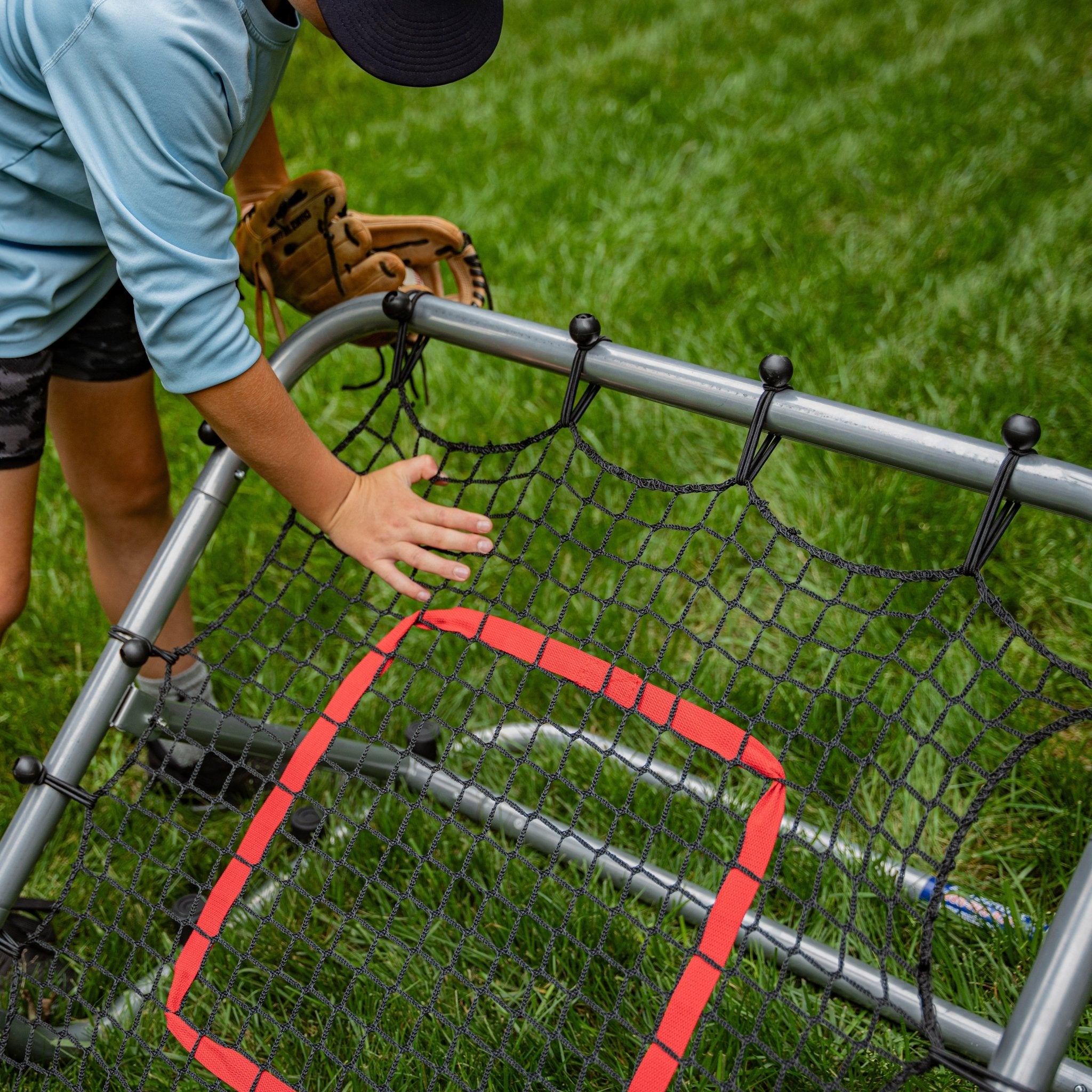 Pro Portable 3x3 Feet Baseball Softball Rebounder - Free Training Videos Included | Fast 24-48 Hour Shipping | Perfect for Backyard Drills & Training